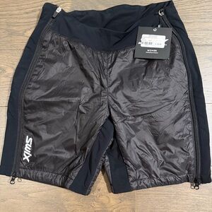 NWT Swix Women's Menali Cross Country Ski Short Sz Medium Black